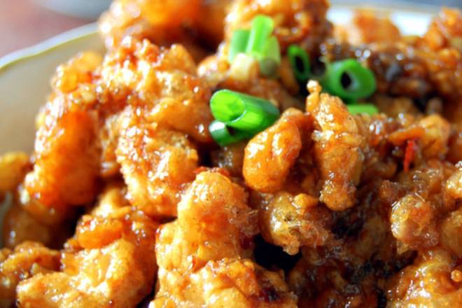 (左）General Tsos Chicken